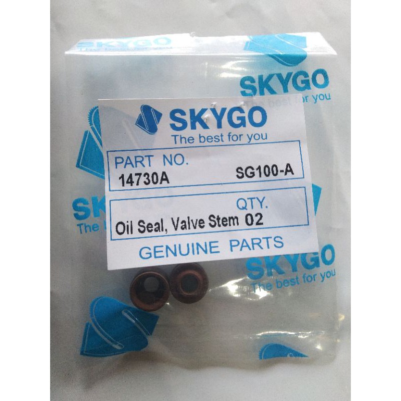 SKYGO 100 / XRM / WAVE Valve Seal Genuine/Original (2pcs) Motorcycle