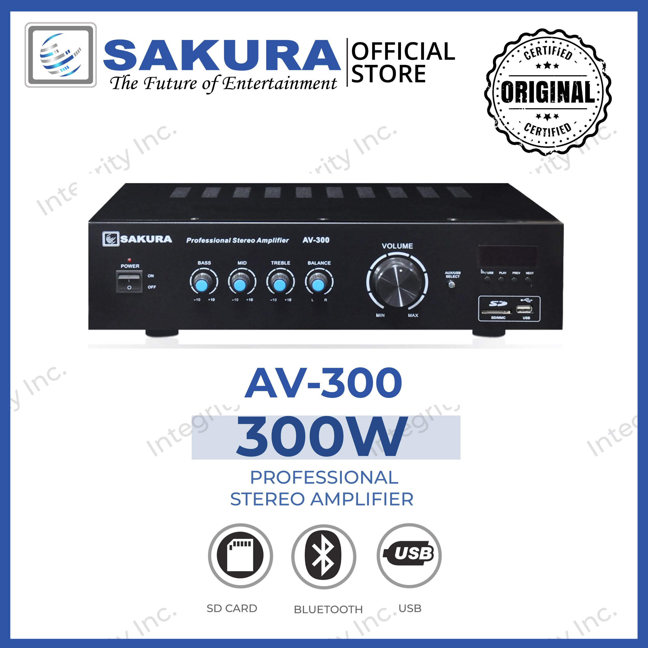 SAKURA AV-300 300 WATTS MIXING AMPLIFIER | Lazada PH