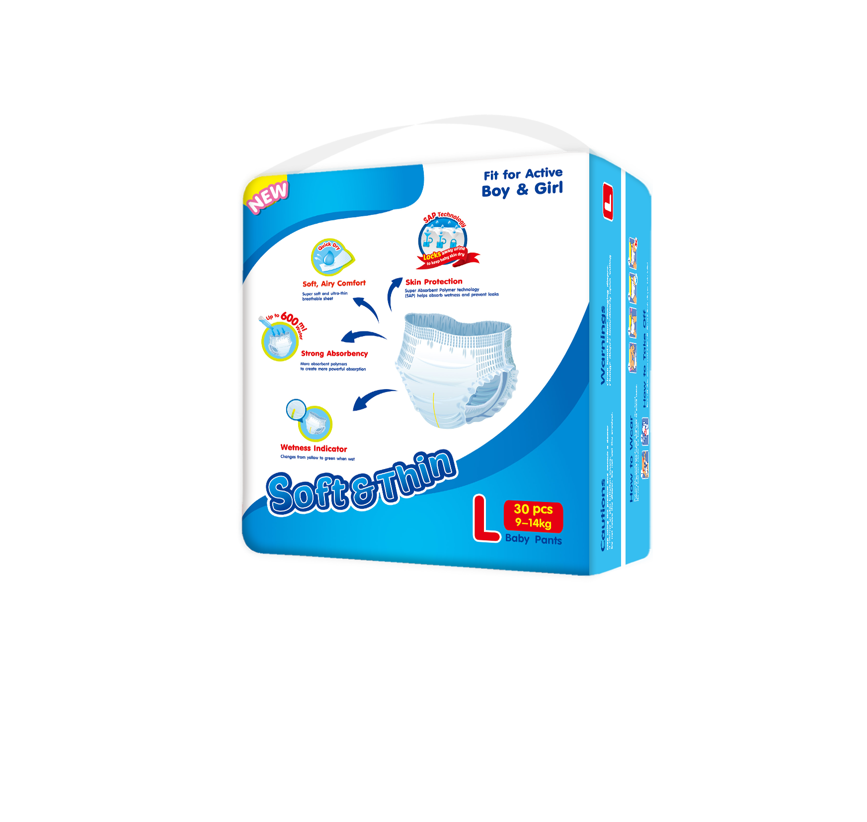 MFlare Baby Diapers Premium Korean Pullup Pants Japanese Baby Diaper