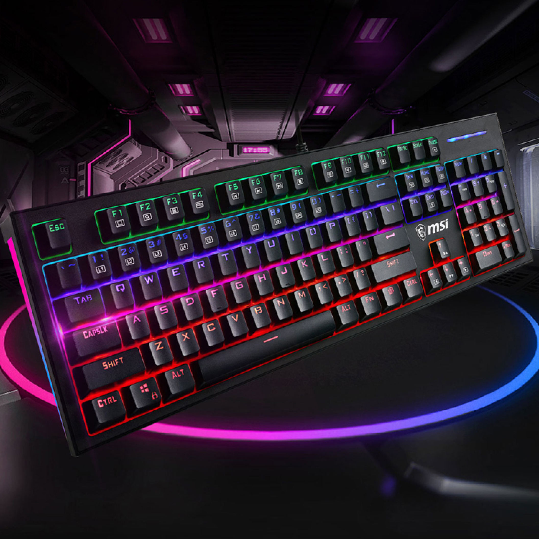 MSI VIGOR GK50Z Gaming Mechanical Keyboard with RGB Light Black | White ...