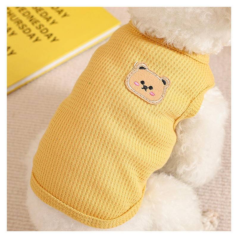 Waffle Bear Pet Dogs Clothes for Boy Female Puppy Shitzu Clothing Cats ...