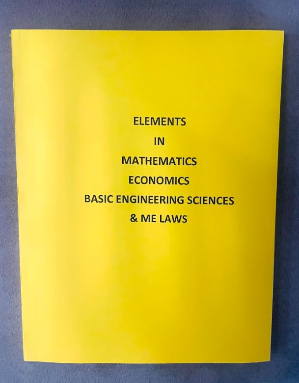 Mathematics Economics Basic Engineering Sciences Me Laws Elements