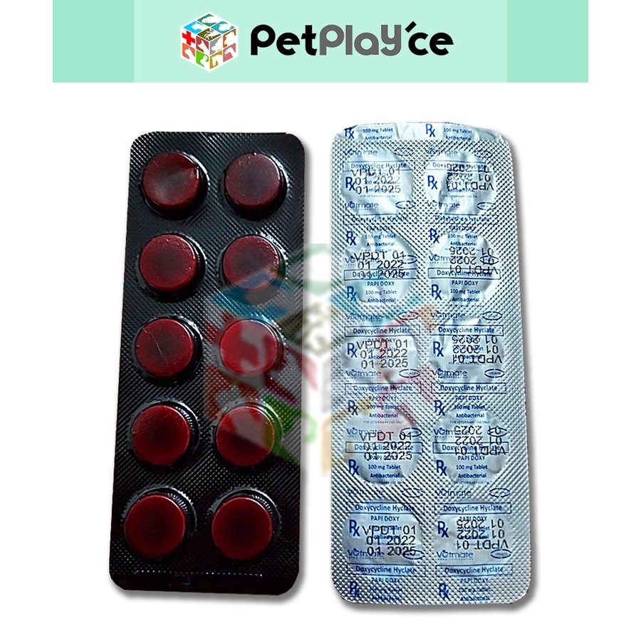Doxy Tablet 100mg Tab Doxycycline Hyclate Antibacterial for Dog Lazada PH