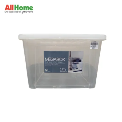 MEGABOX Storage Box 20 Liters (Trans Clear, Trans Blue)