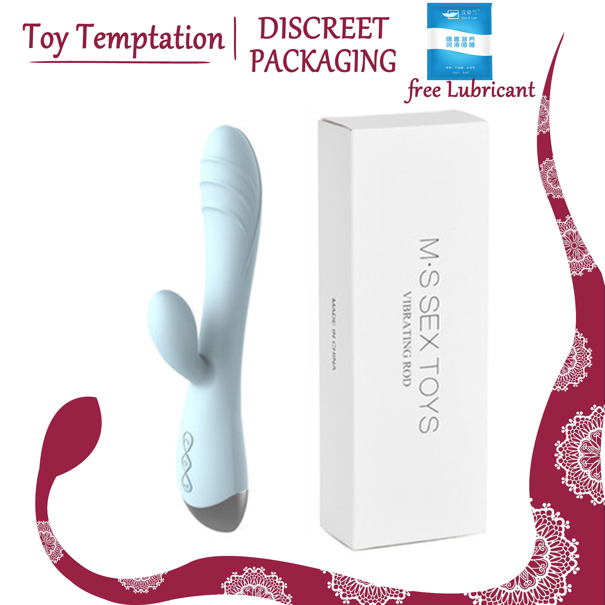 Toy Temptation Rabbit Vibrator G-Spot Vagina Shocker Sex Product USB  Rechargeable Female Masturbation | Lazada PH