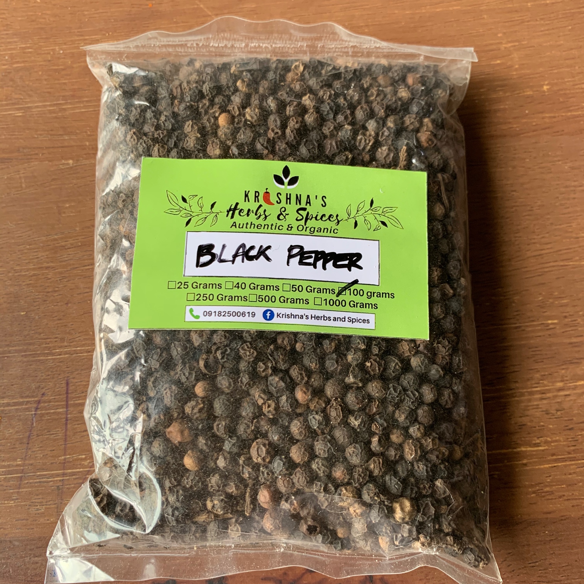 Authentic black pepper whole 100grams Lazada PH