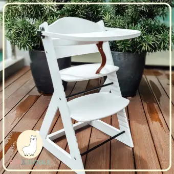 folding wooden highchair