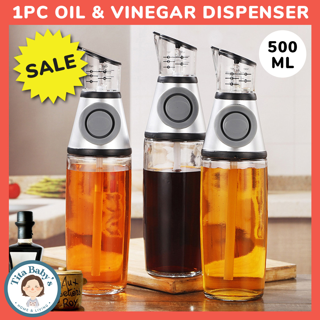 Bottle For Oil Vinegar With Glass Dispenser sizea 40％OFFの激安セール