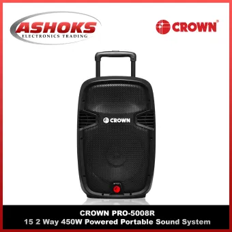 crown portable sound system