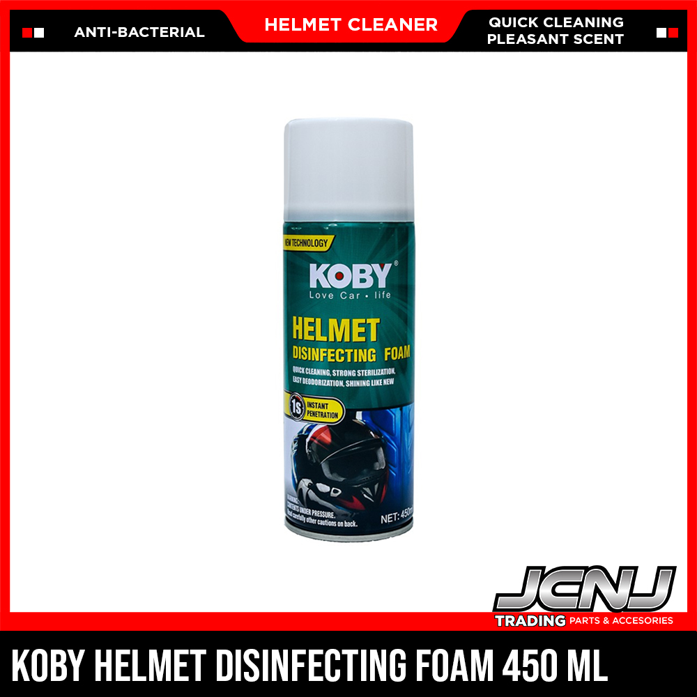 JCNJ Motorcycle Fluid & Spray Koby Helmet Disinfectant Foam 450 ML