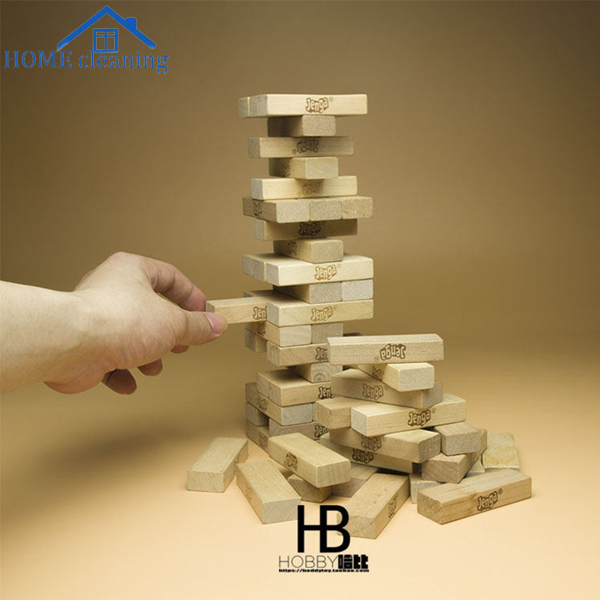 Original Jenga Hasbro Classic Blocks Tabletop Multiplayer Game for