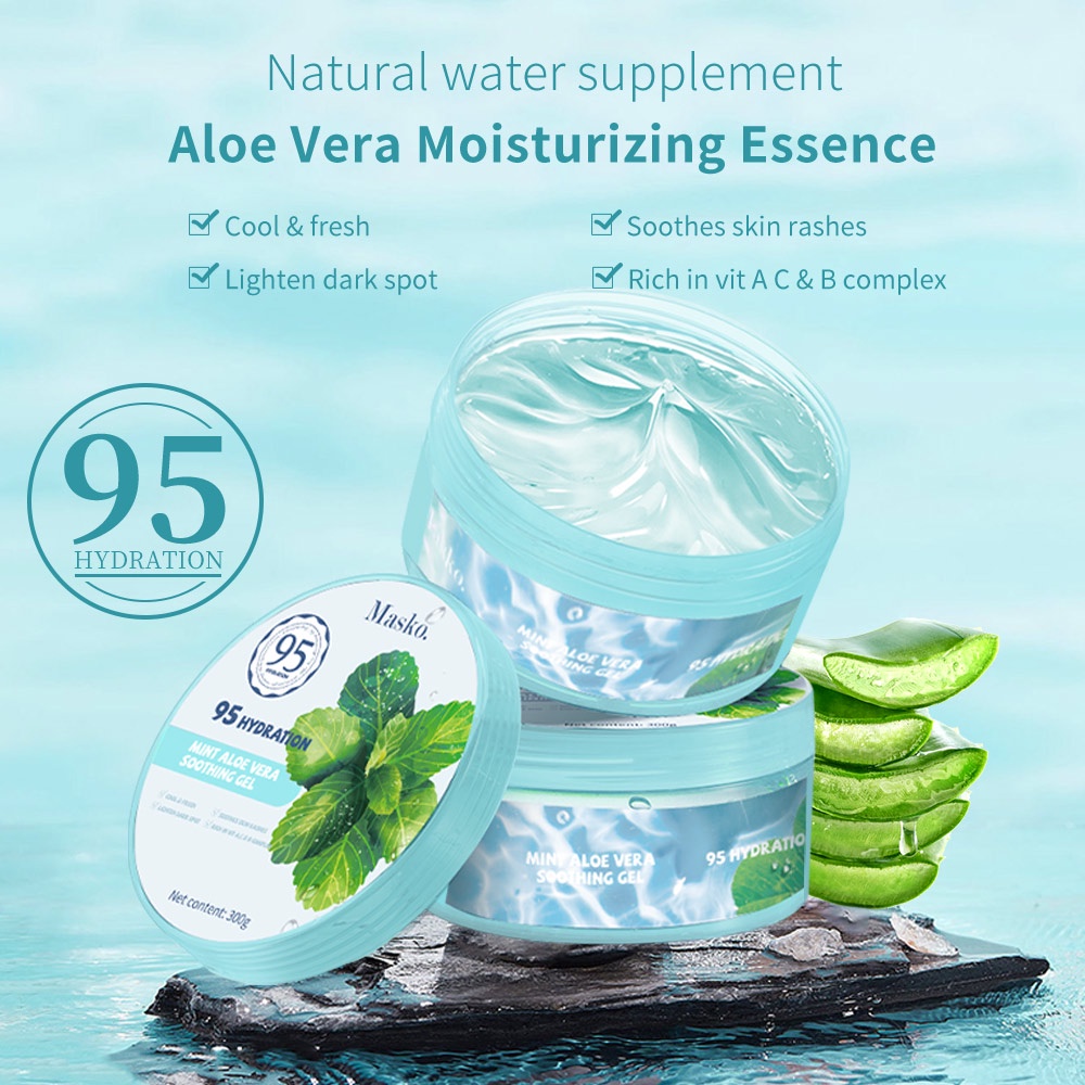 Masko 95 hydration ALOE VERA SOOTHING GEL. Try it for your skin