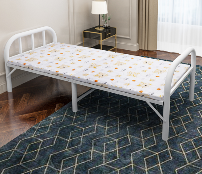 JYL Modern Folding Bed Single Portable Home Simple Bed Folding Bed High