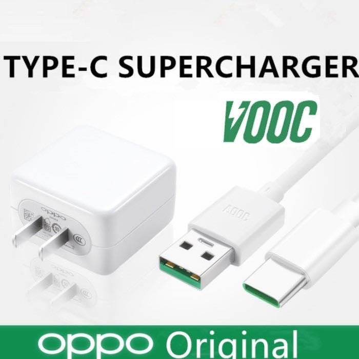 OPPO original Charger micro USB Type C VOOC 5V 4A Cable and adapter ...