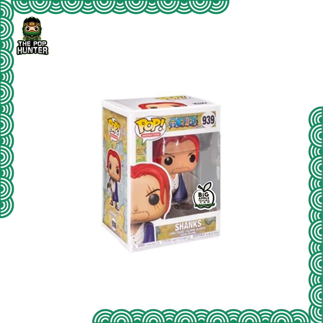 One Piece Funko Pop! Shanks (Big Apple Exclusive) (Styles May Vary) :  : Toys & Games