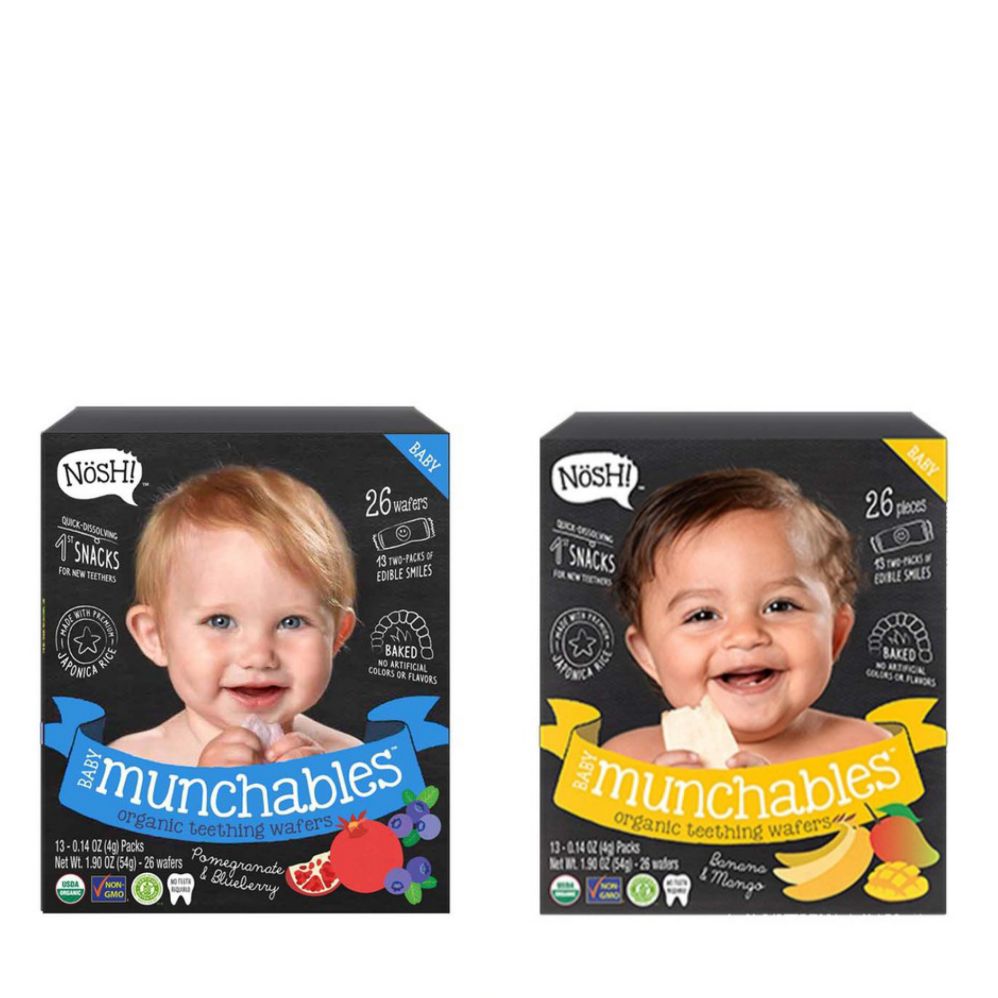 Nosh baby munchables hot sale organic teething wafers