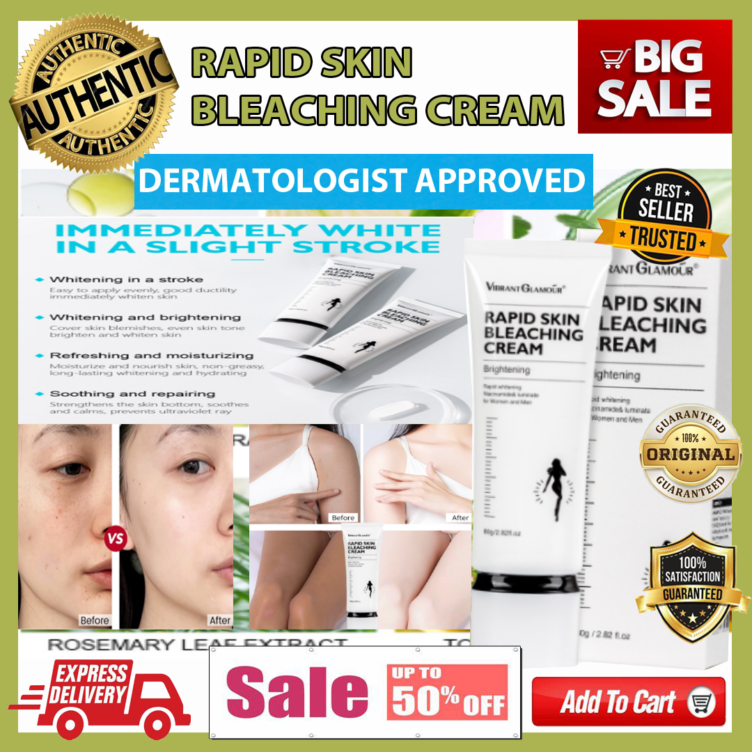 💯Original and Authentic Vibrant Glamour Rapid Skin Bleaching Cream
