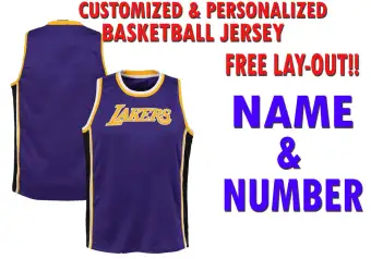 personalized lakers jersey