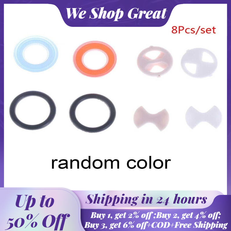 8Pcs/set Ceramic Disc Silicon Washer Insert Turn Replacement 1/2" For