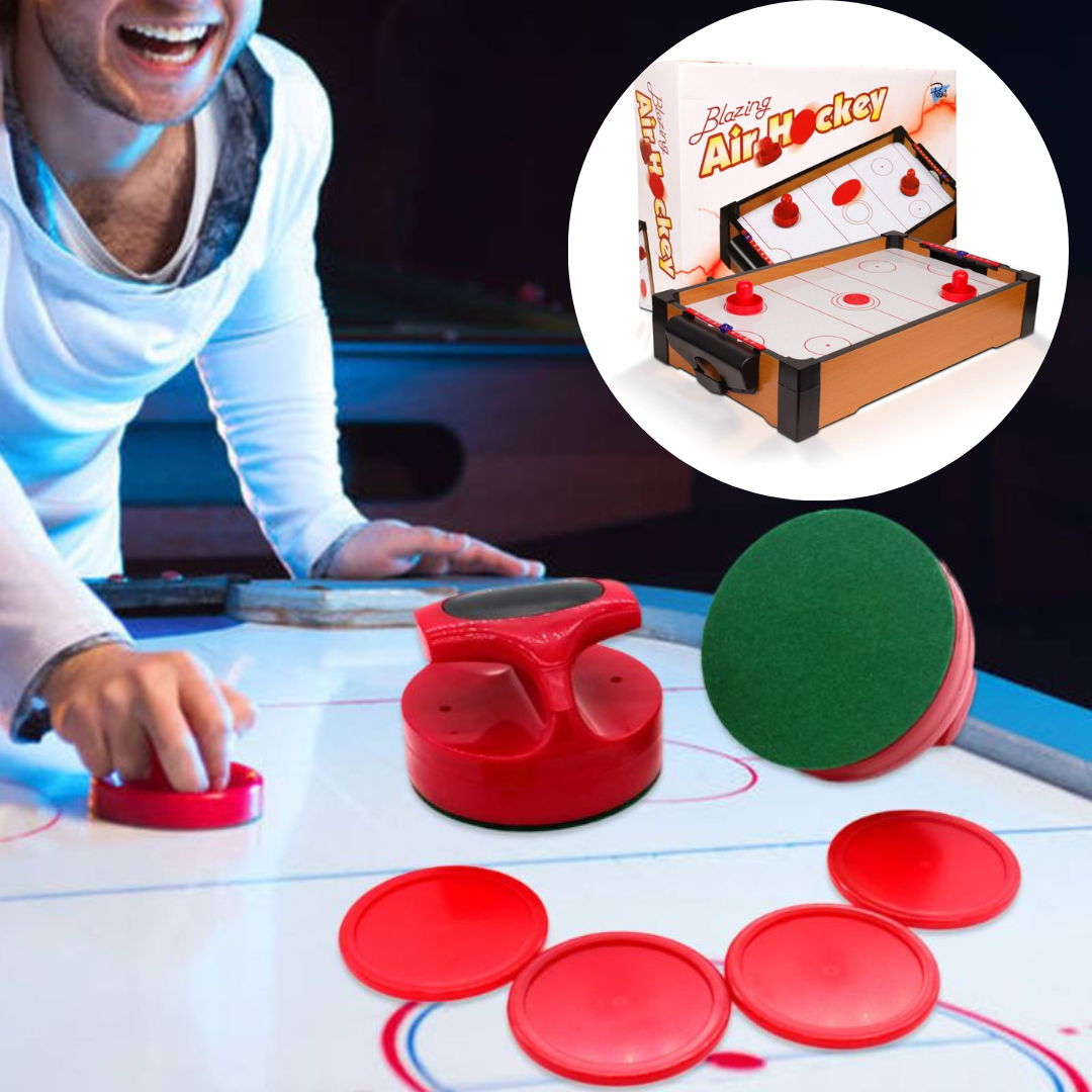 20-inches Tabletop Air Hockey Game, Battery Operated Hockey Toy Arcade Accessories Lazada PH