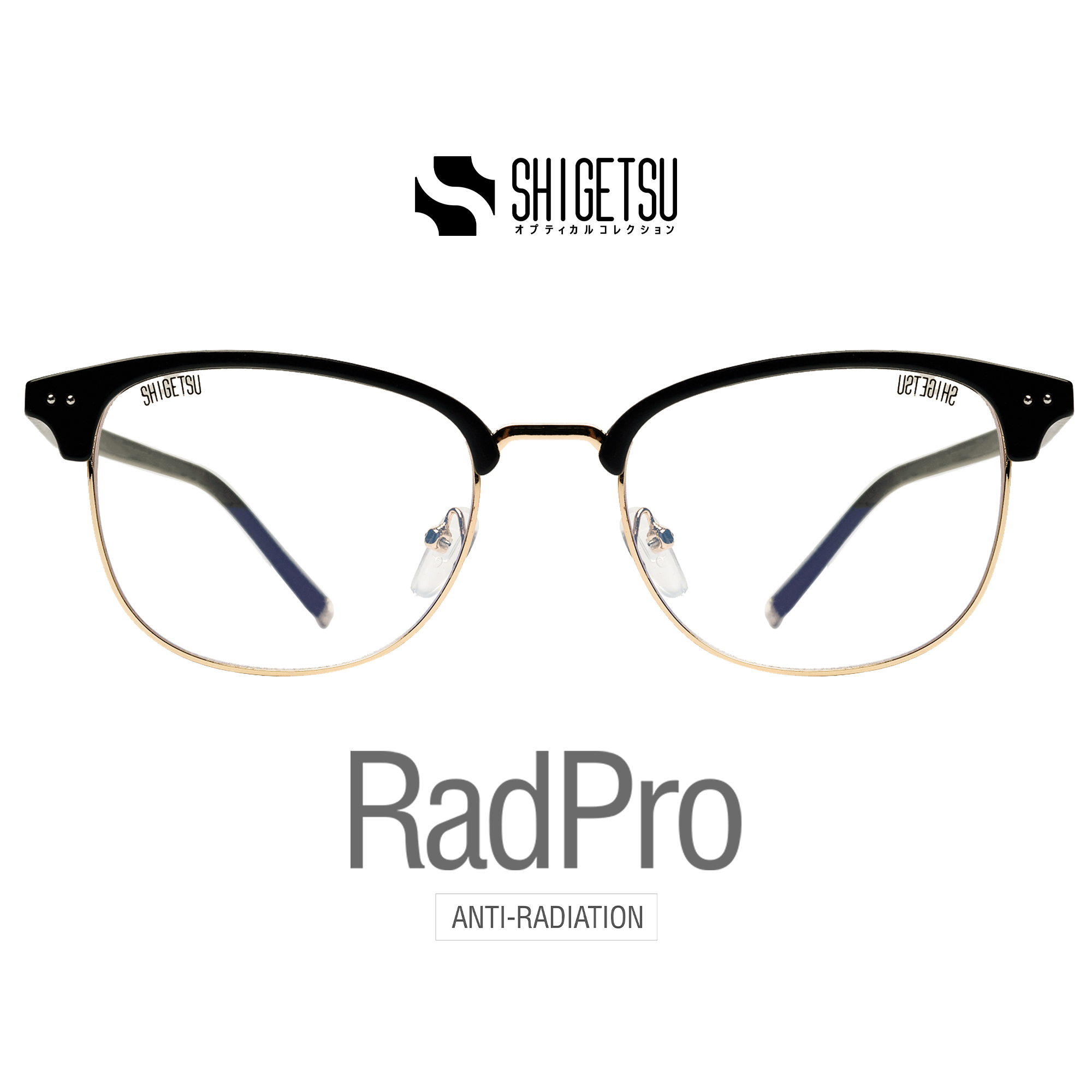 Shigetsu Eyewear KOCHI RadPro Eyeglasses in Full Rim Clubmaster