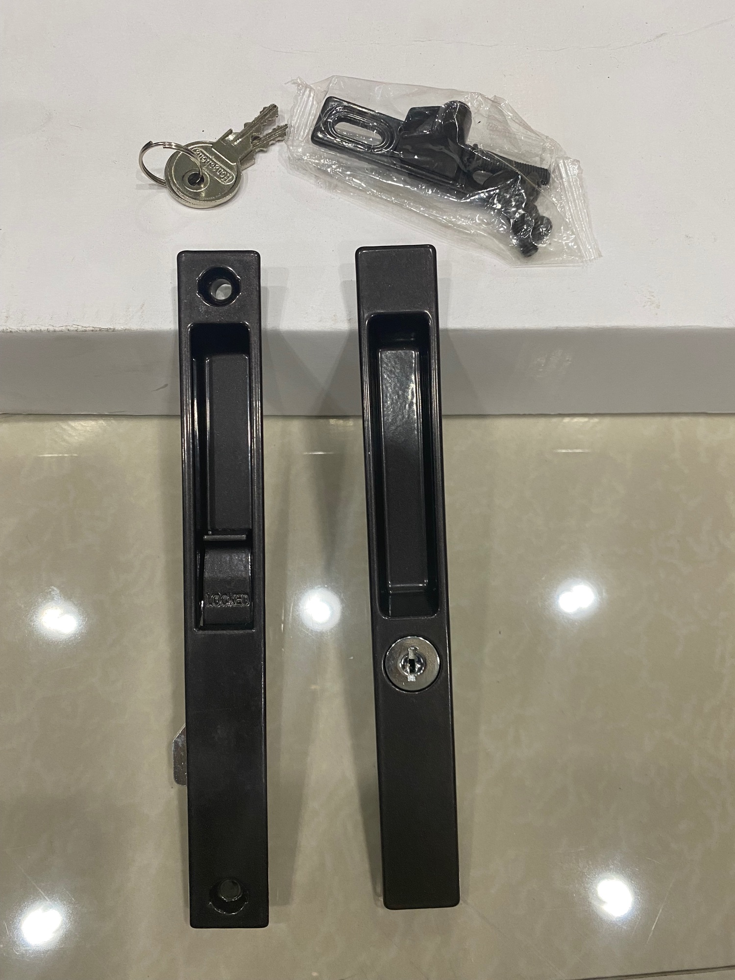 Matex Flush Lock 1213 with key Sliding Door/Window lock Lazada PH