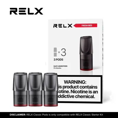 Relx 3 in 1 Relx Pods FRESH RED For Classic Device (Vape Juice)