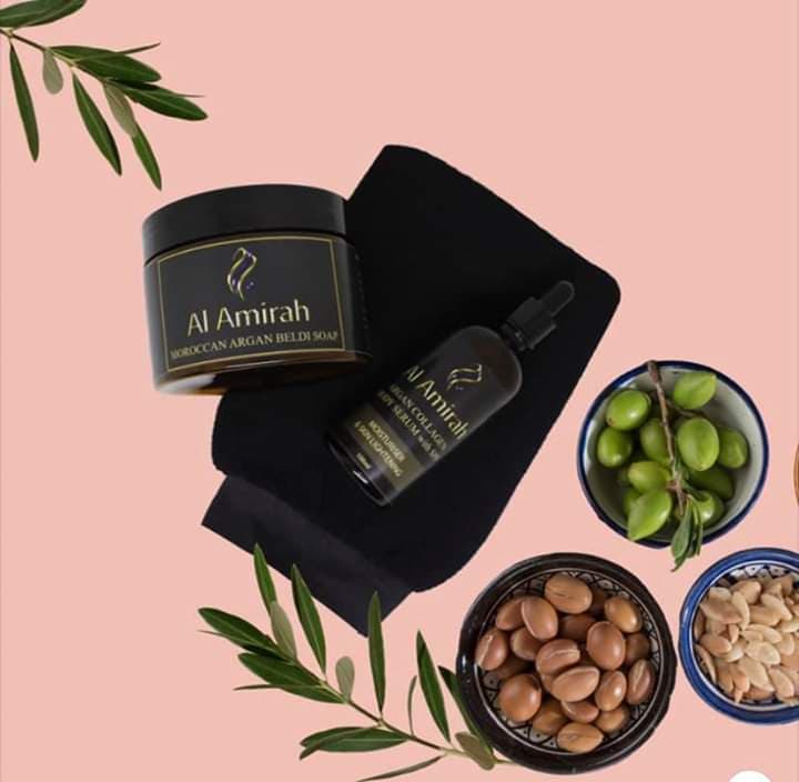 Al Amirah Moroccan Skincare Bundle Complete Your Moroccan Bath Home Spa