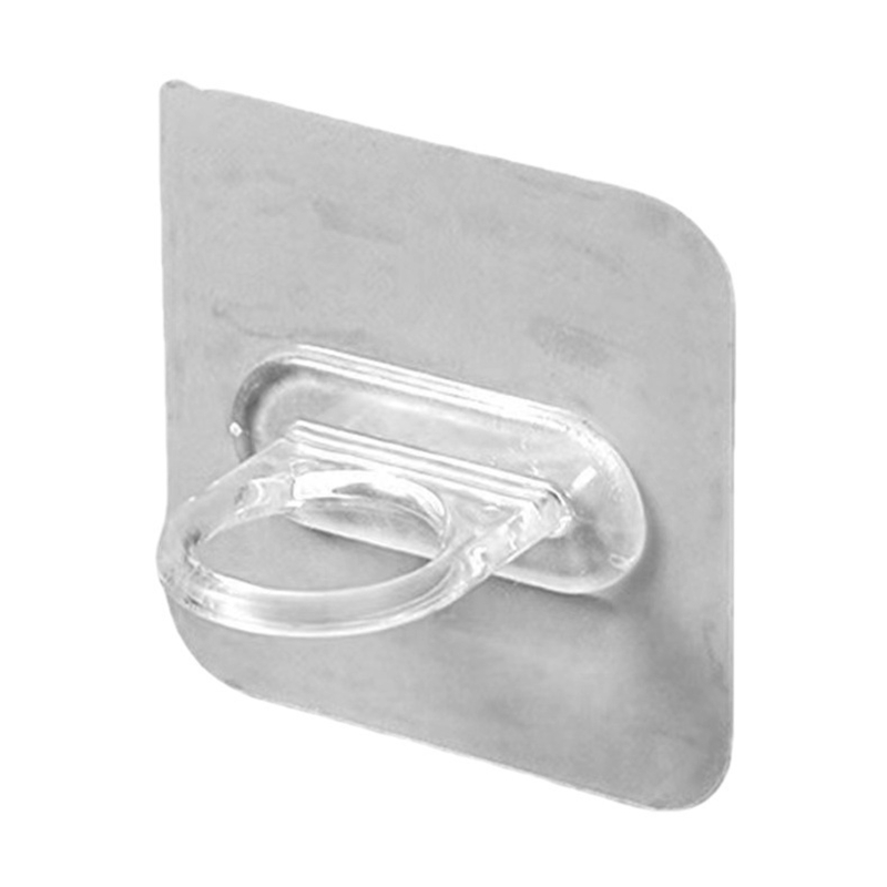 Adhesive Spray Bottle Hooks Wall Mounted Hanging Ring for Curtain Rod