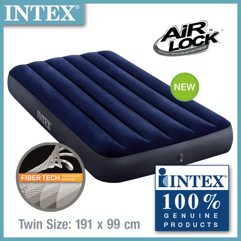 intex air bed double