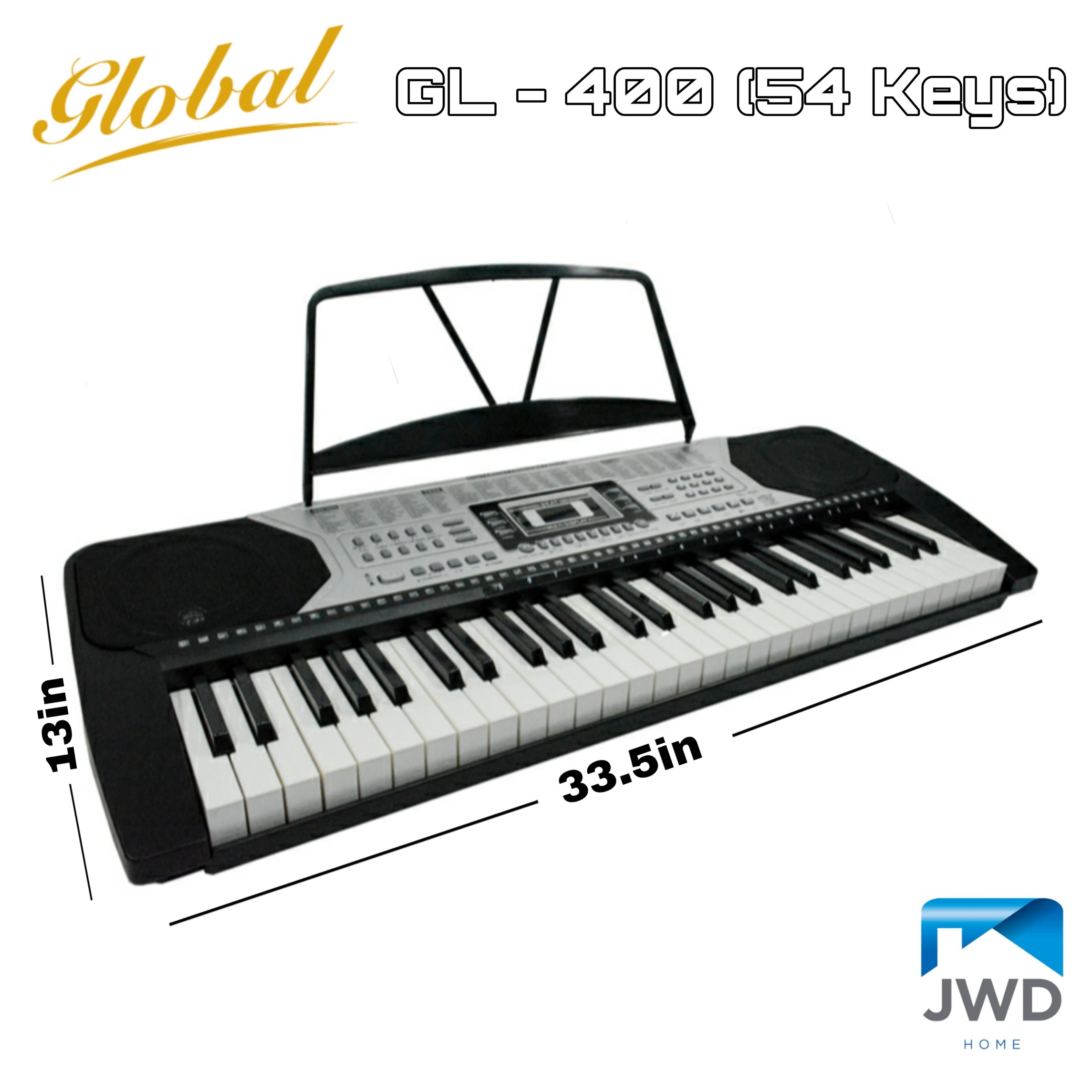 Global Gl 400 54 Key Electronic Keyboard Lazada Ph
