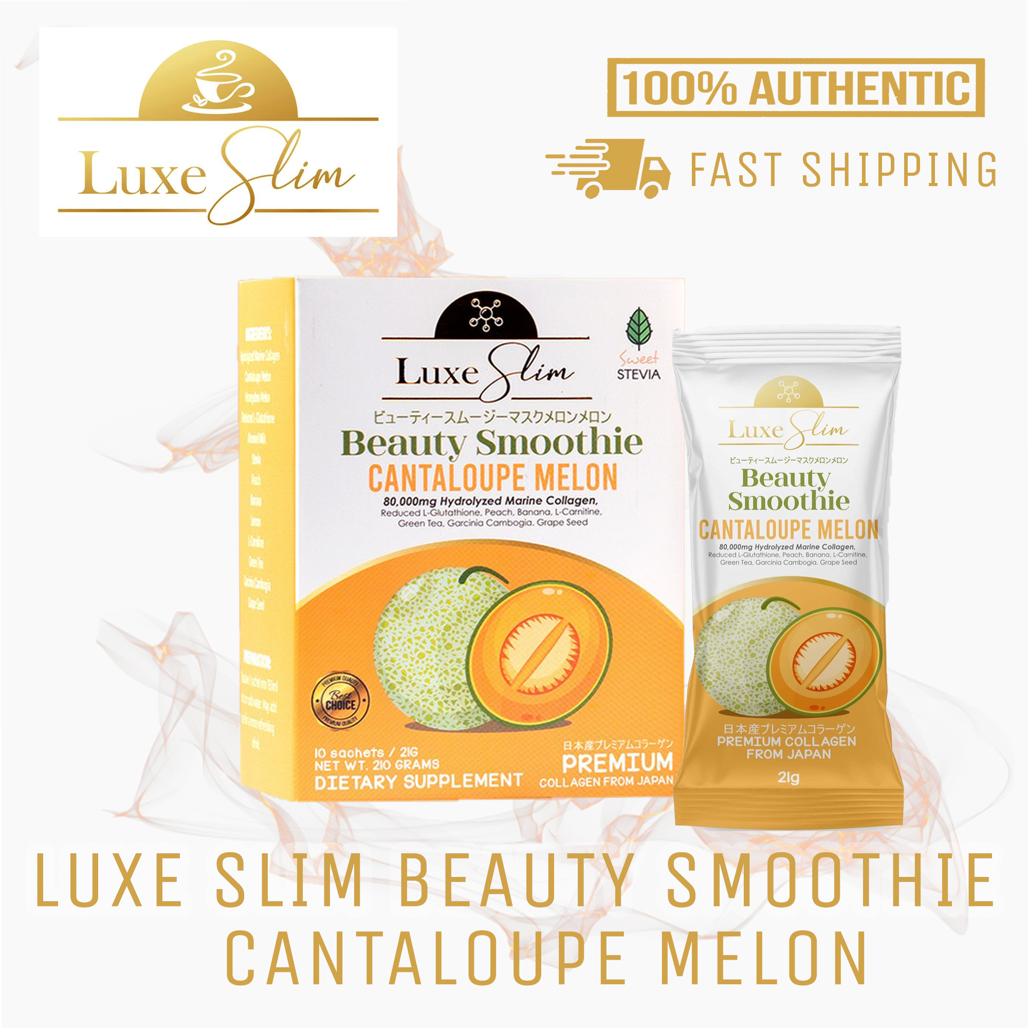 Luxe Slim Coffee Macchiato and Beauty Juice Turmeric Dalandan