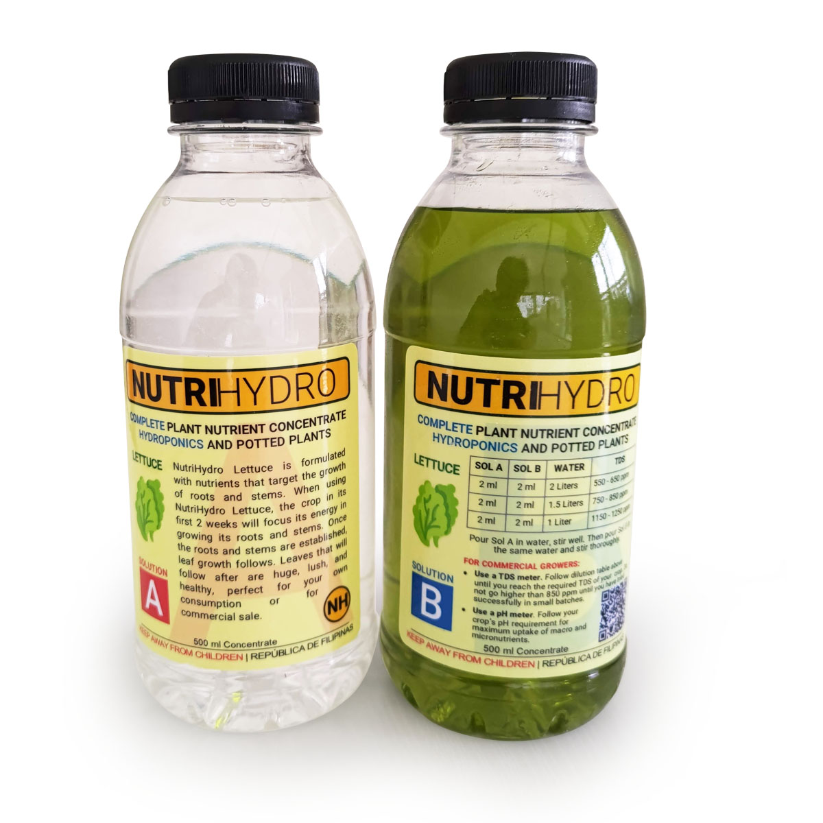 NutriHydro Lettuce Nutrient Solution For Hydroponics And Potted Plants ...