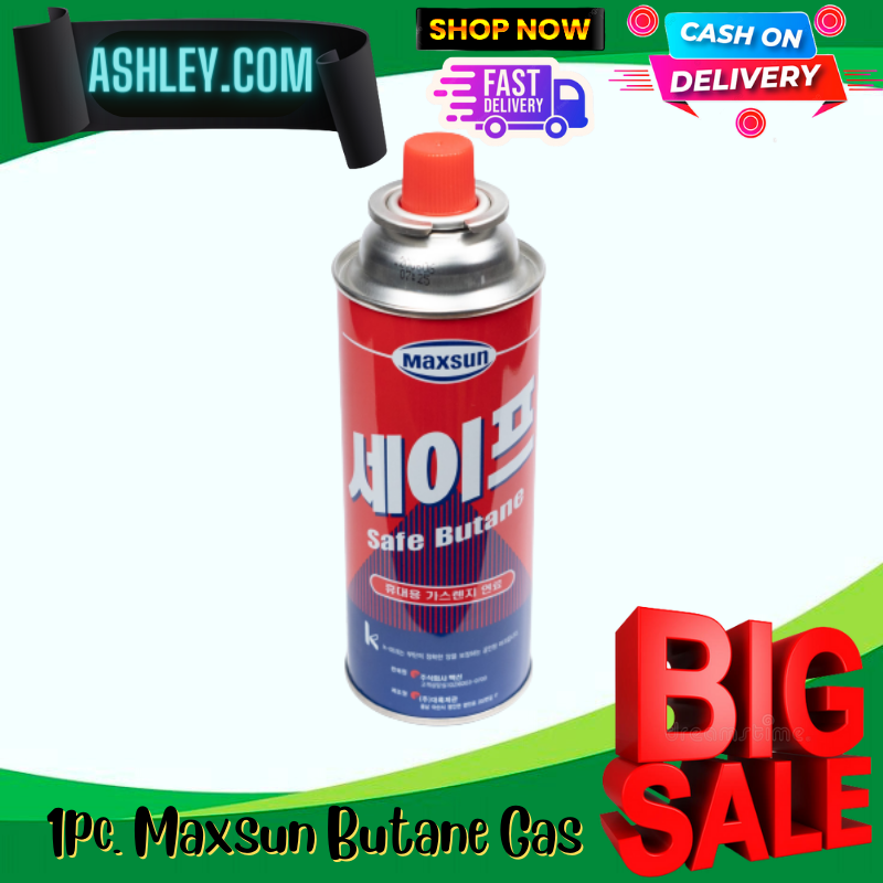 4pcs. Maxsun Butane Gas/ Maxsun4pcs. Safe Butane Gas 220g Safe Butane
