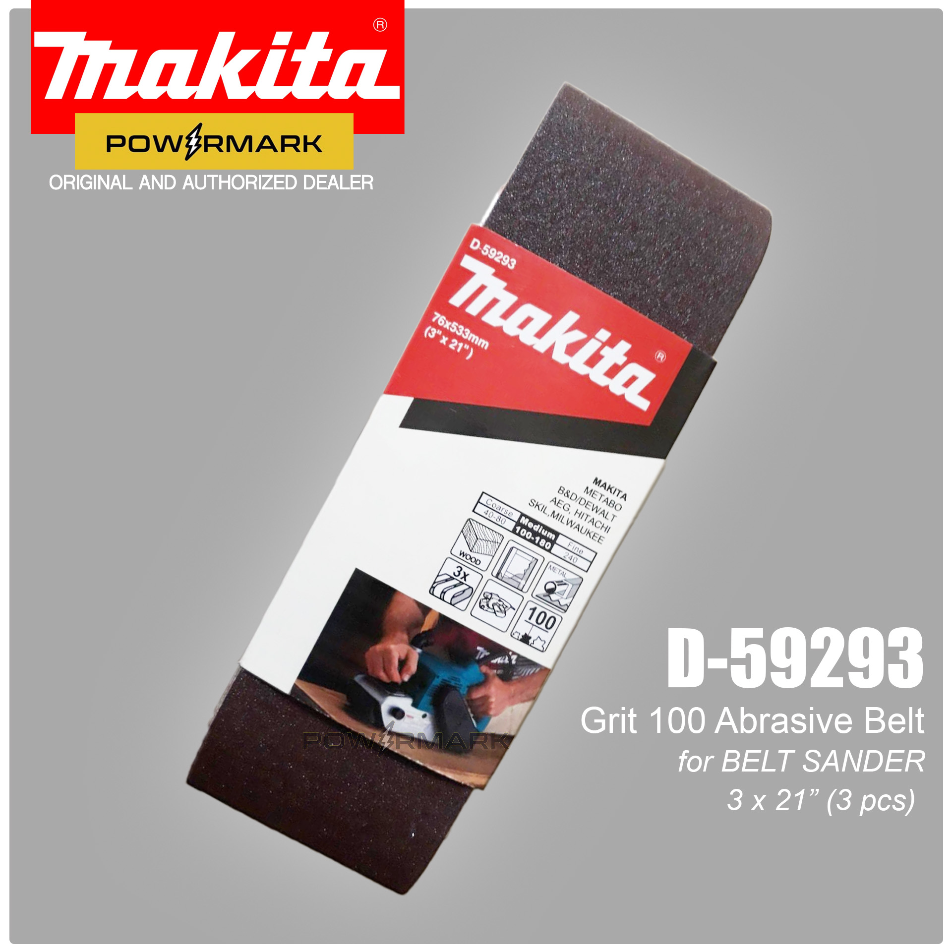 Makita 3x21 belt online sander