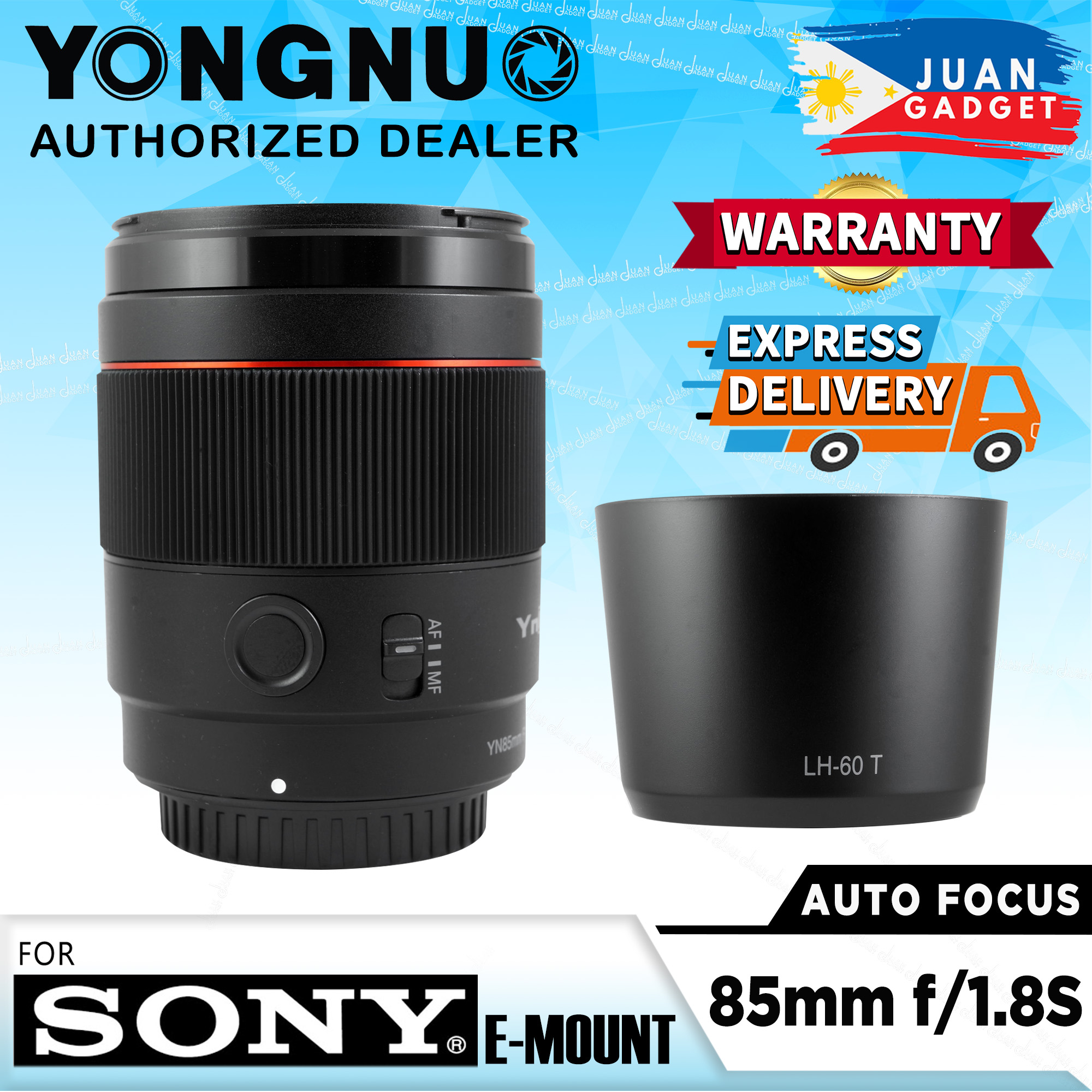 Yongnuo Yn85mm F1 8s Df Dsm Auto Focus Wide Angle Prime Lens Full Frame