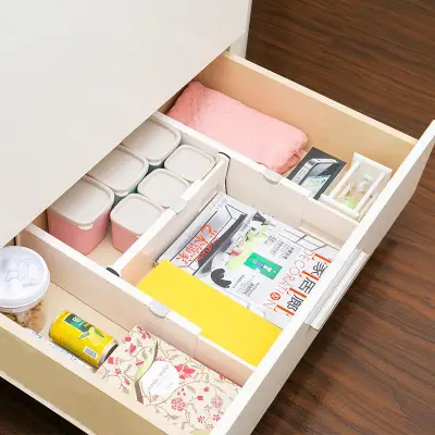Expandable Drawer Dividers Dresser Organizer Closet Kitchen Partition Space Save