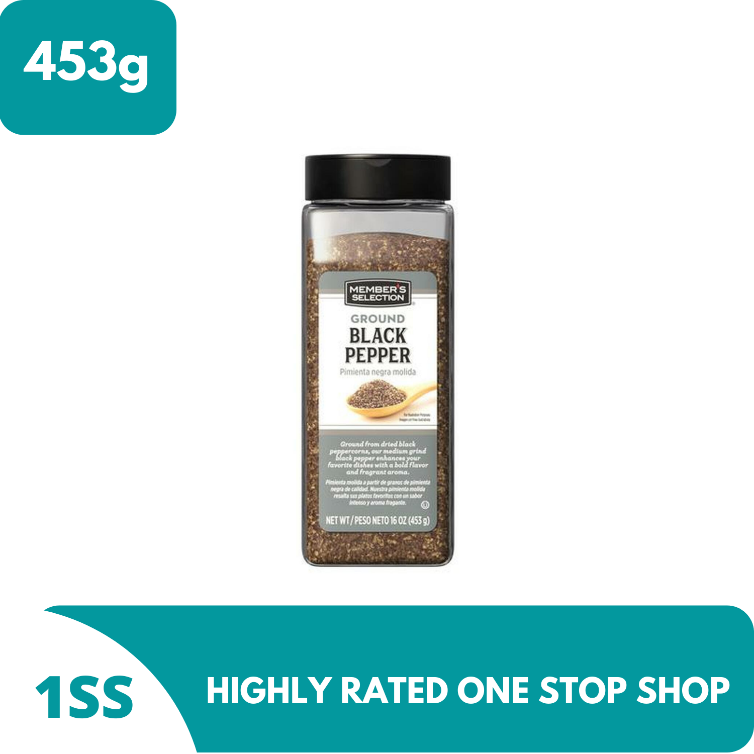 Member's Selection Ground Black Pepper 453g Lazada PH