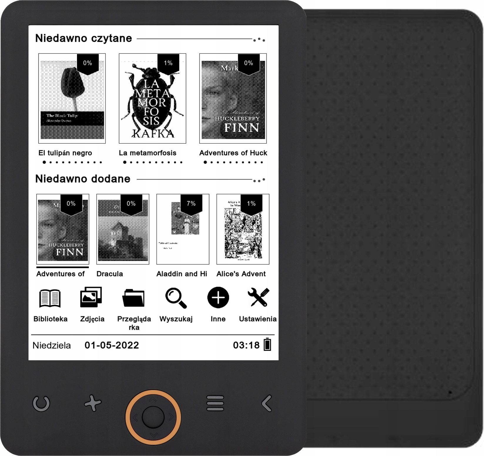 Bemi Cognita 2024 ebook reader 6" EInk Carta screen, 8GB, microSD up