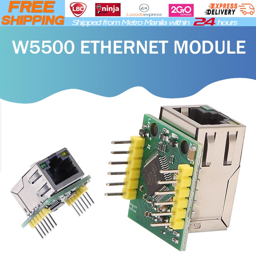 Smart Electronics USR-ES1 W5500 Chip New SPI To LAN/ Ethernet Converter TCP/ IP Mod for Arduino Ethernet-Module-W5500 | Lazada PH