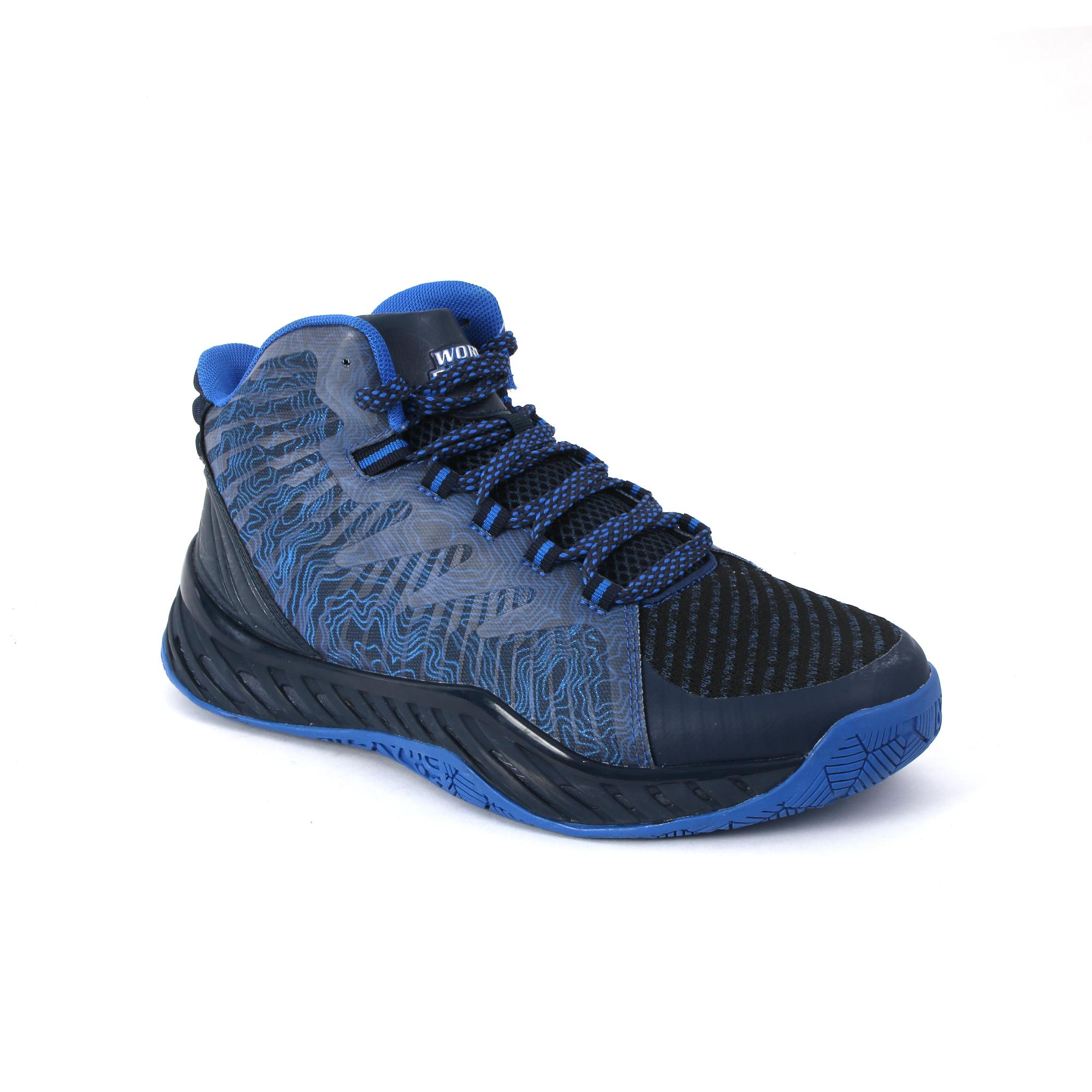 Men Basketball Shoes (Navy Blue 