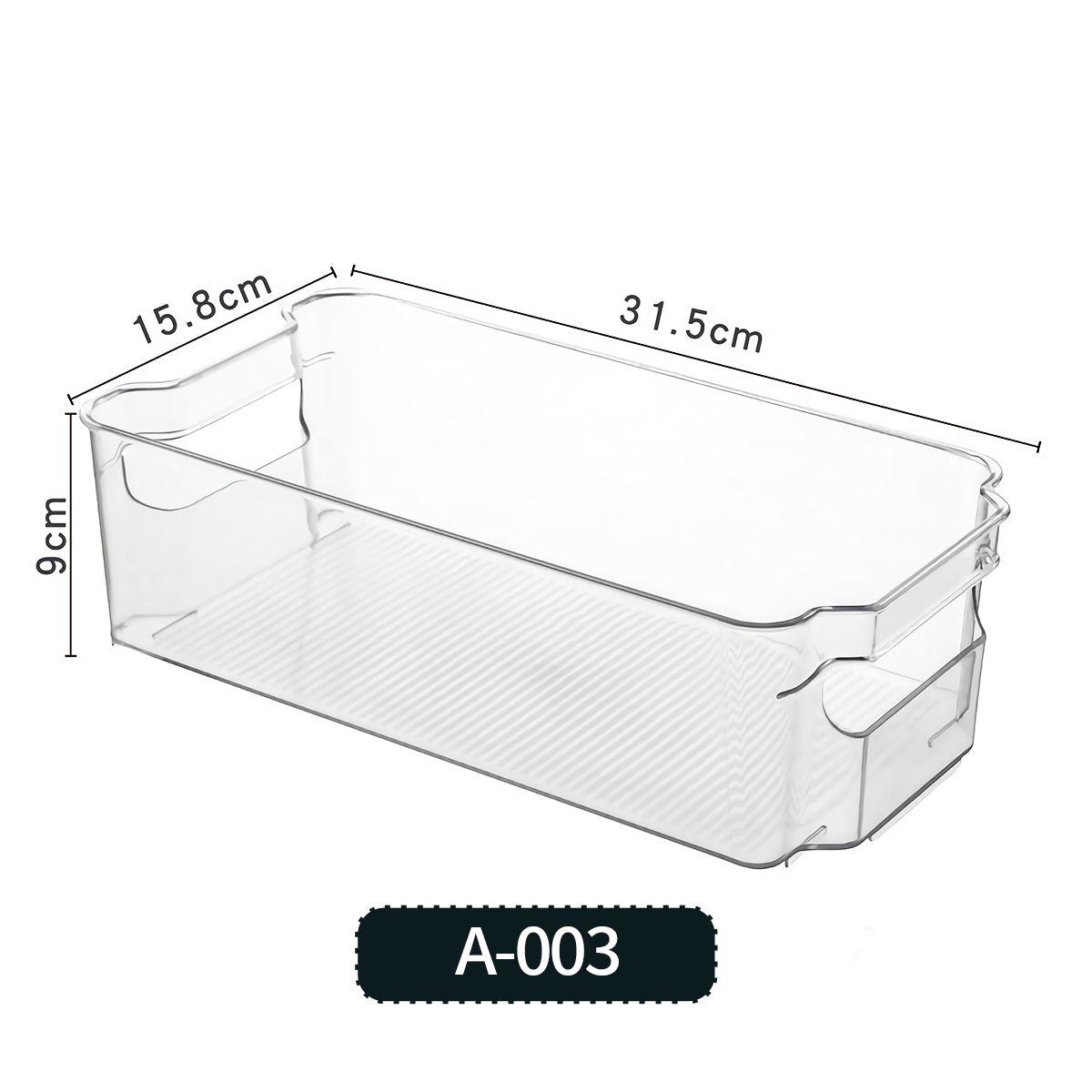 Clear Refrigerator Storage Box,Keep Fresh Food Organizer Box with