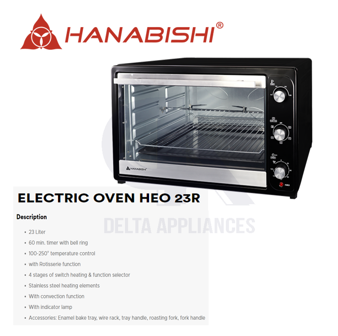 hanabishi mini oven