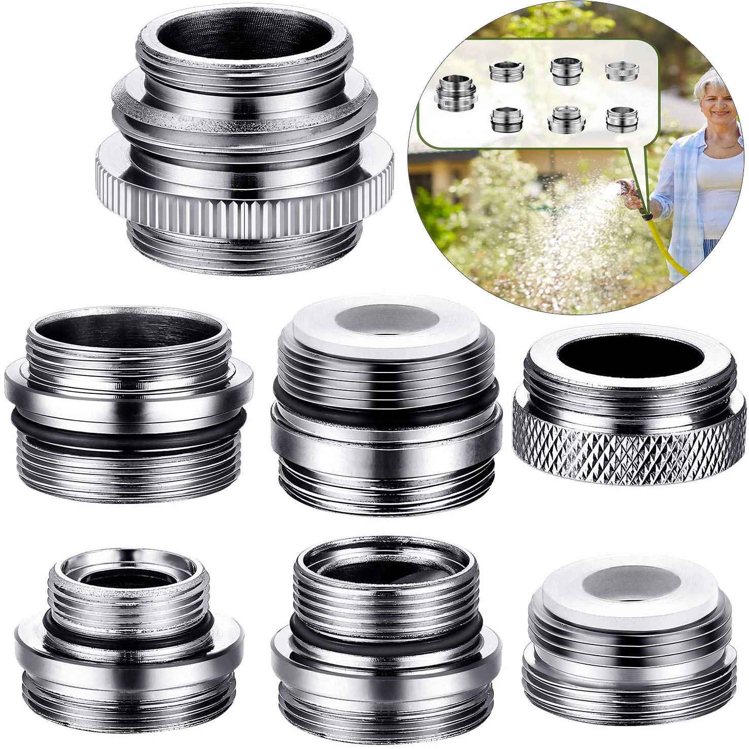 91LINTIN With Washer Sink Faucets Aerator Adapter Kitchen Faucet Faucet