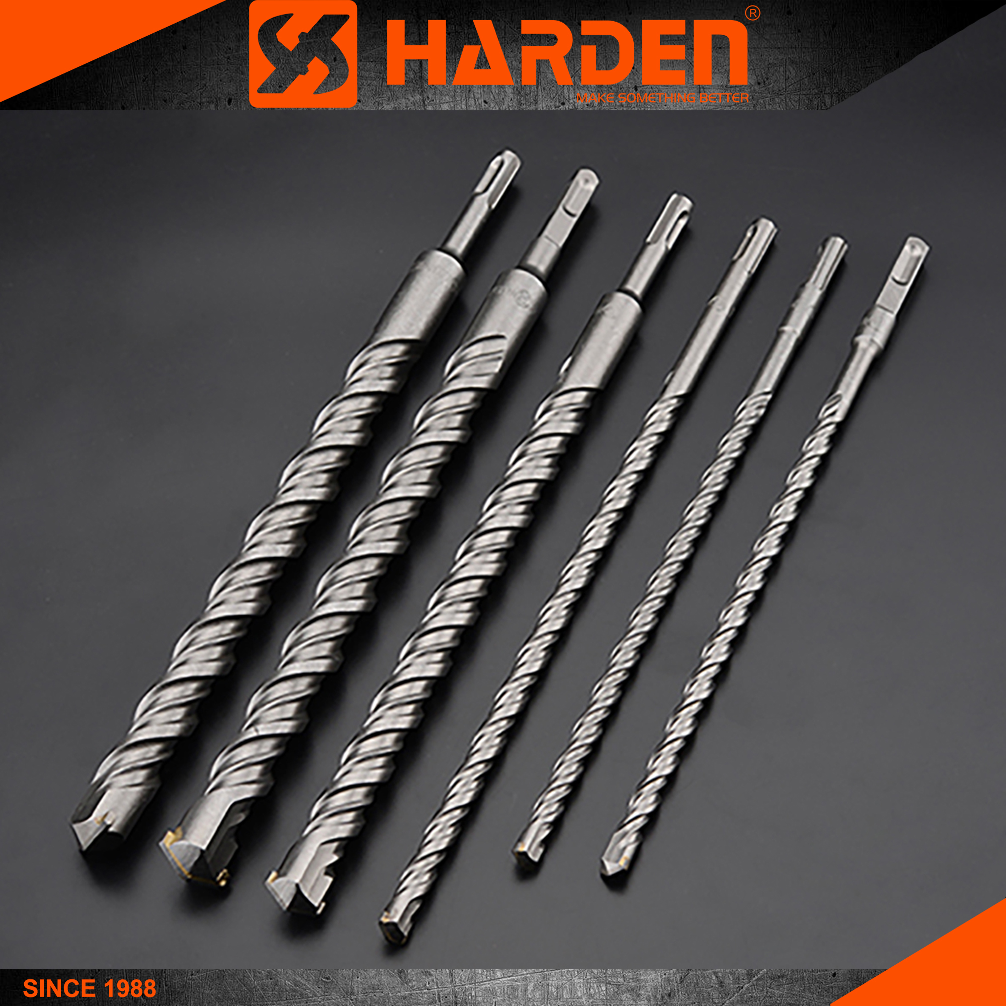 Harden 6 - 35mm X 110 - 350mm SDS-PLUS Round Shank Electric Hammer ...