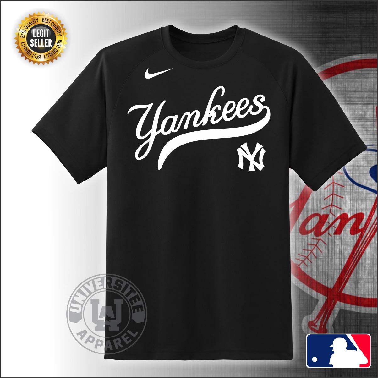 NY Yankees Baseball Shirt MLB New York Yankees Sports Shirt