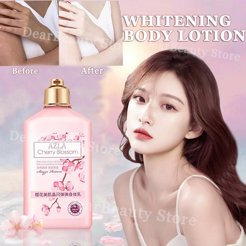 AZLA Japan Original Body Lotion Cherry Blossom Whitening Deep Moisturizing  Body Lotion Nicotinamide Permanent Whitening Anti-Aging Lotion Whole Body  Effective 260ml