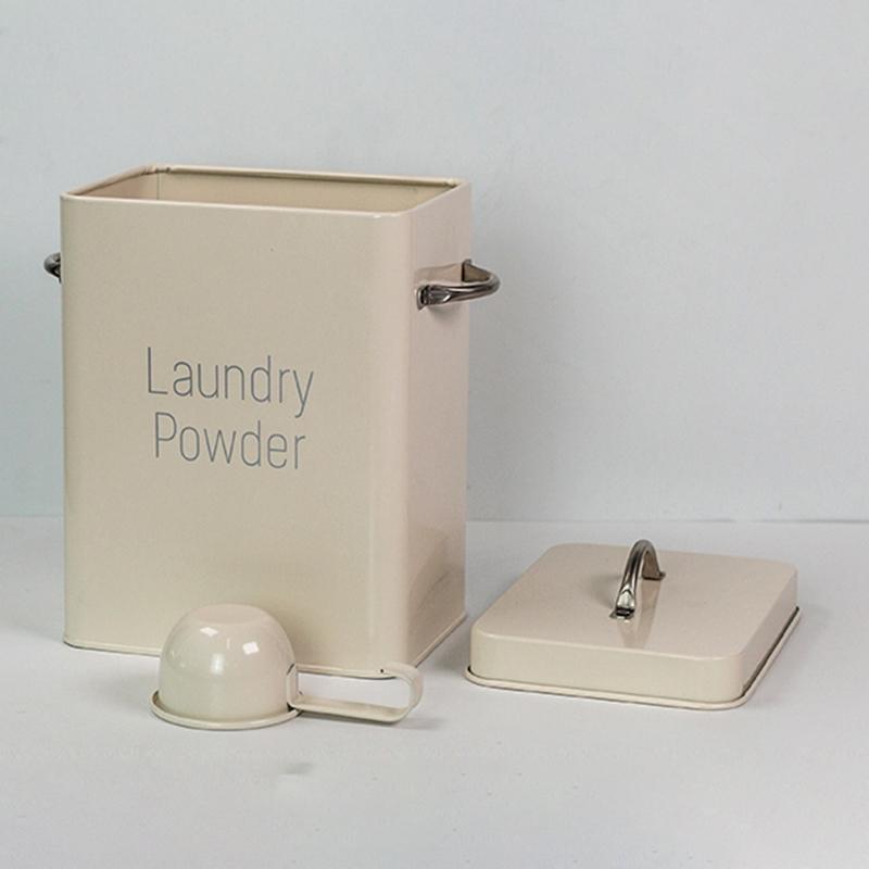 Beautiful Powder Laundry Powder Boxes Storage with Scoop