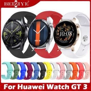 Dây đeo silicon cho Huawei Watch GT 3 46mm 42mm Vòng đeo tay cao su Dây đeo đồng hồ Dây đeo tay Huawei Watch GT3 Smartwatch thumbnail