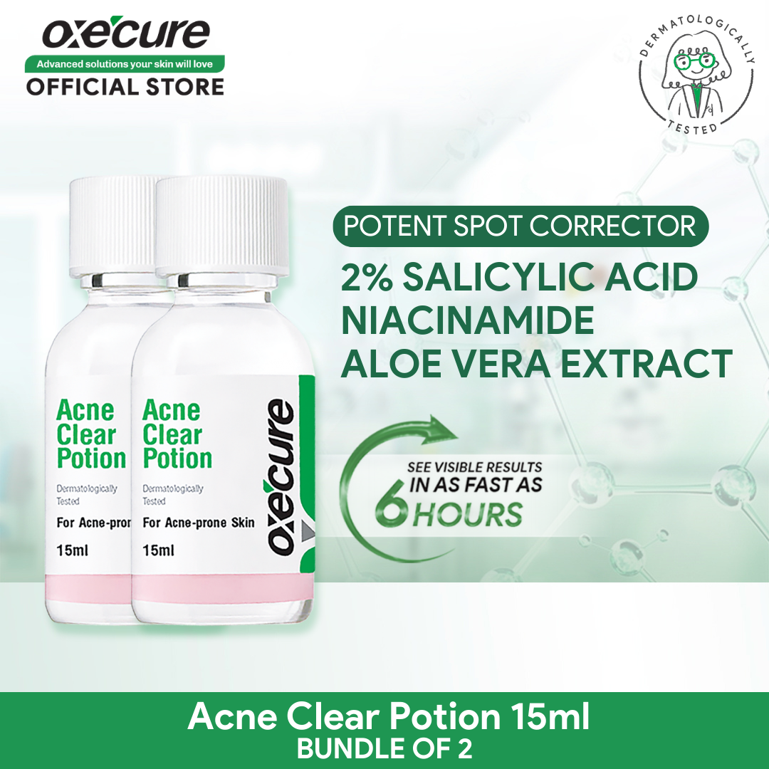 Oxecure 2 Salicylic Acid Acne Clear Potion 15ml Bundle Of 2 Lazada Ph 4580